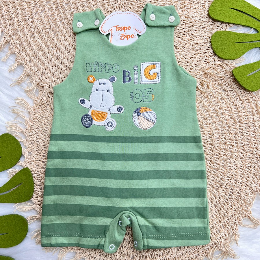 Jardineira Banho de Sol - Hippo Big 05 - Verde